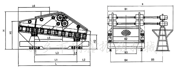 SZL系列大型冷礦振動(dòng)篩產(chǎn)品外形參考圖-同鑫振動(dòng)機(jī)械